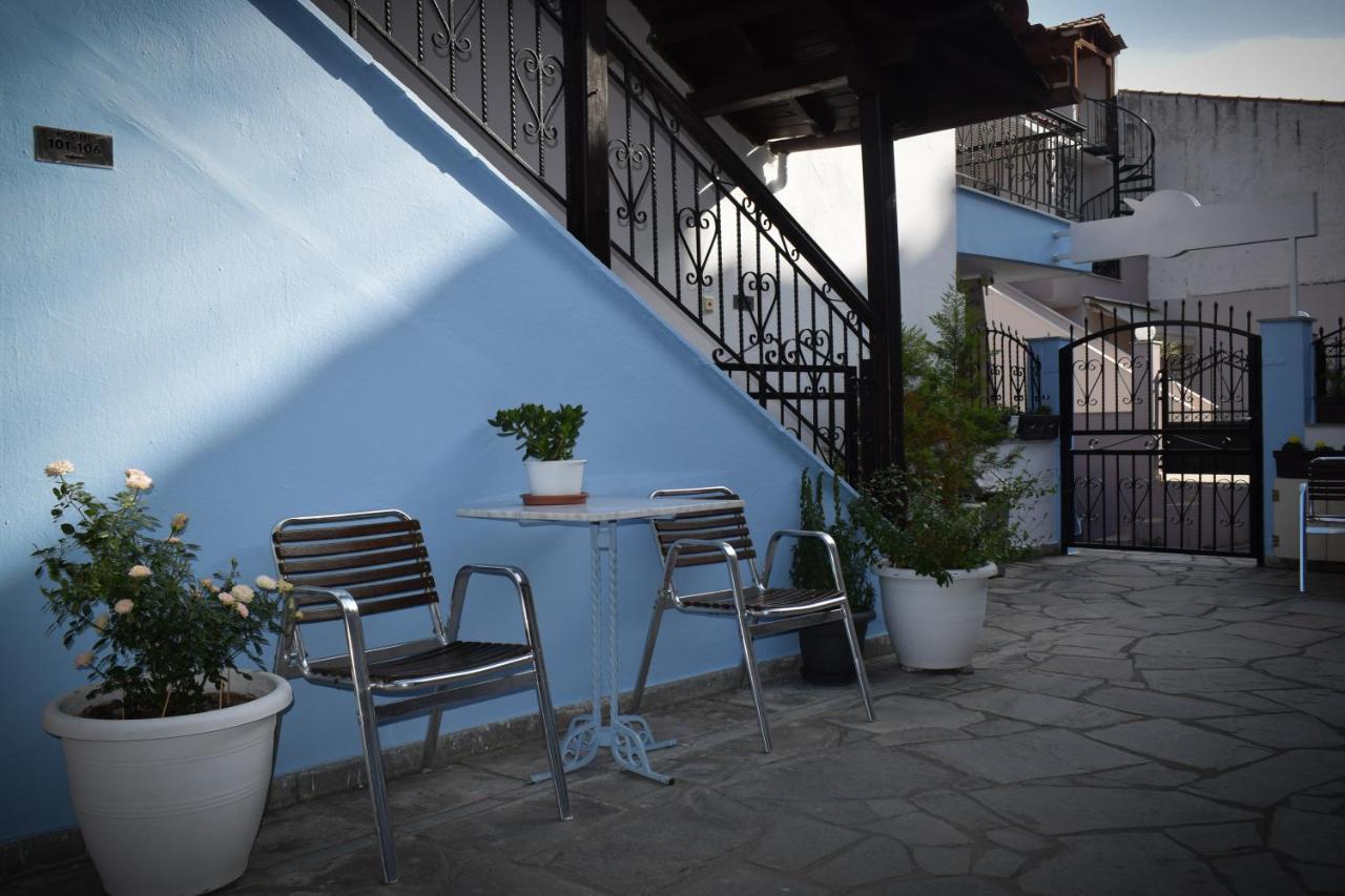 Glaros Blue Hotel Néos Marmarás Exterior foto
