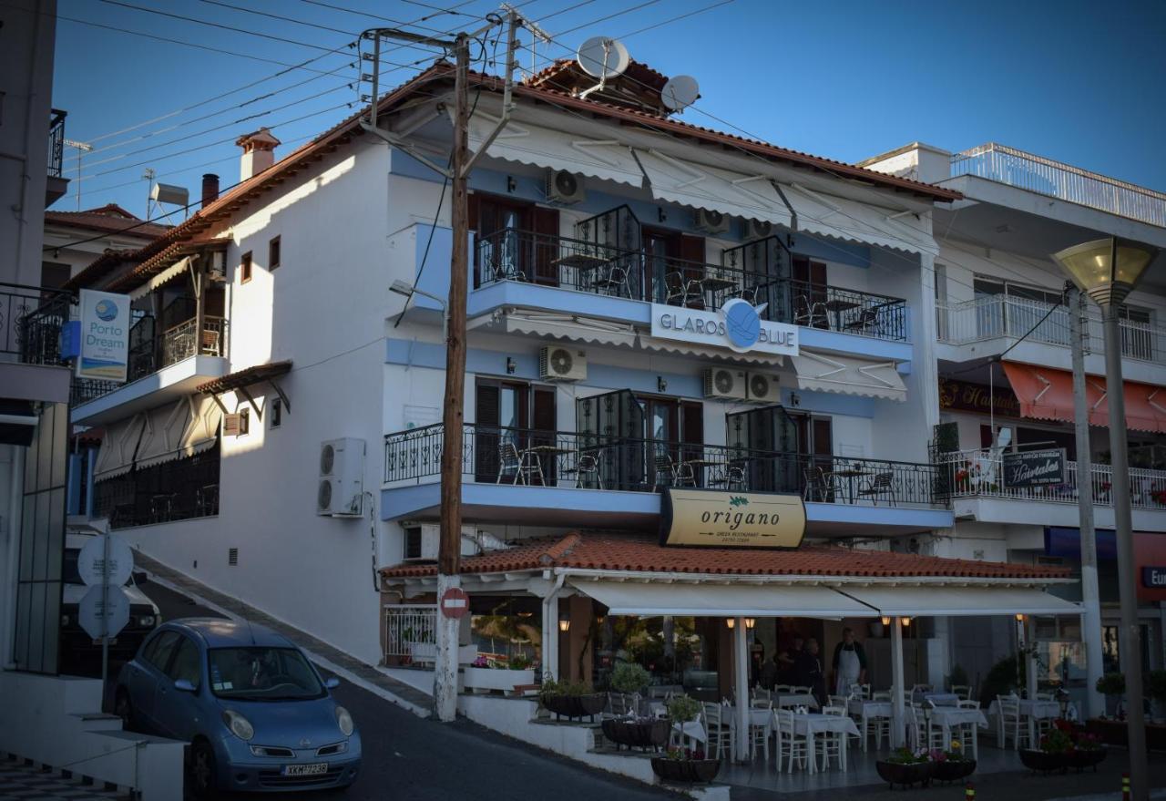 Glaros Blue Hotel Néos Marmarás Exterior foto